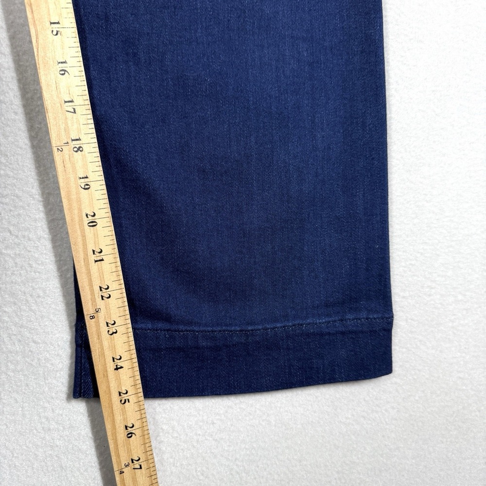 Maeve Anthropologie Jeans Womens 27 The Colette Wide Leg Crop Denim Patch Pocket - Picture 9 of 13